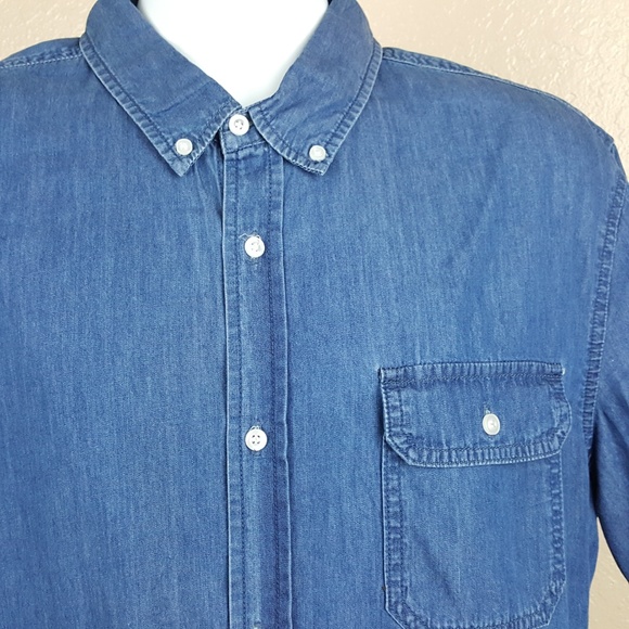 Blue Sol Mens Casual Short Sleeve Shirt Size XL Mu - Picture 2 of 4